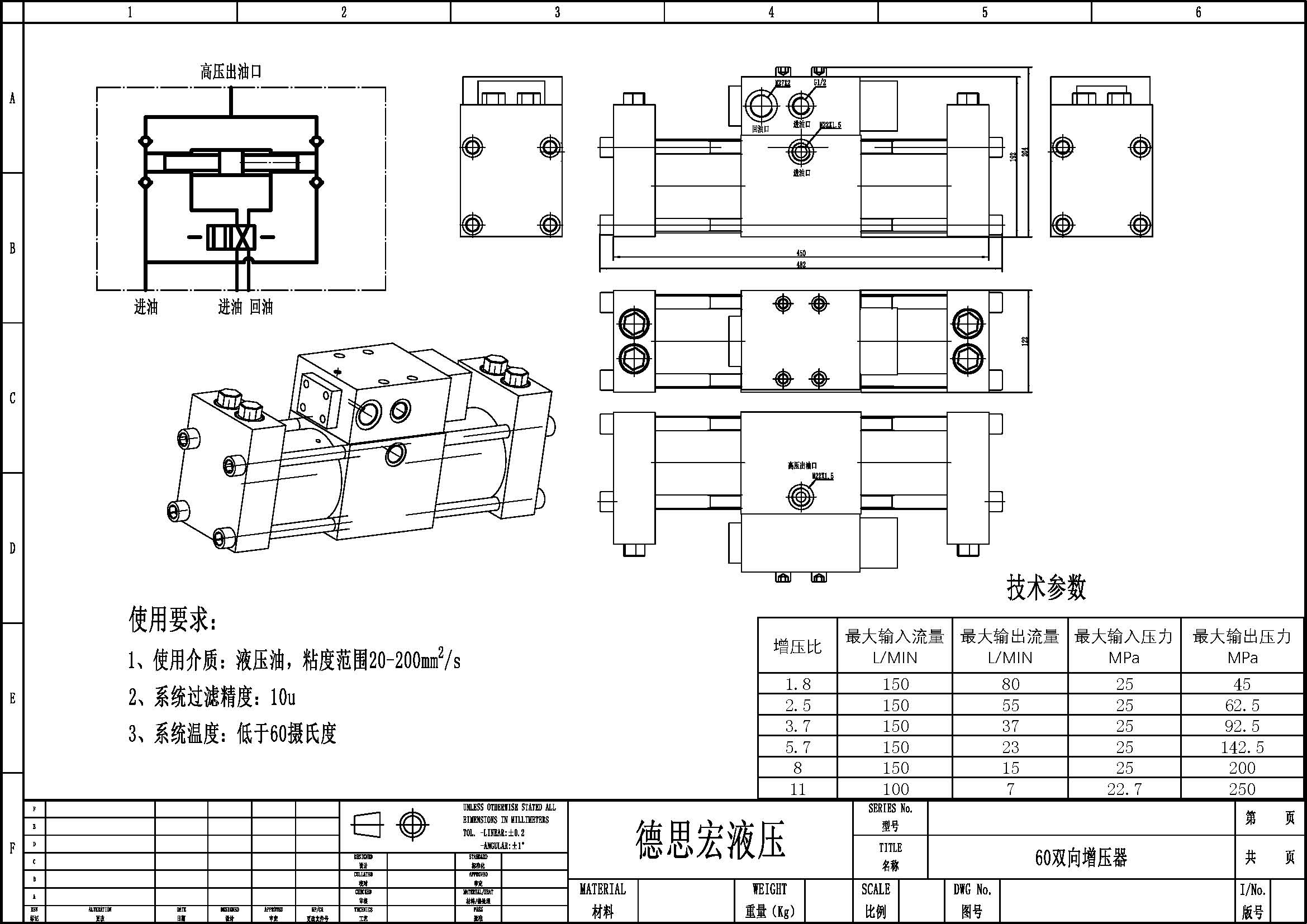液壓增壓閥，液壓增壓器